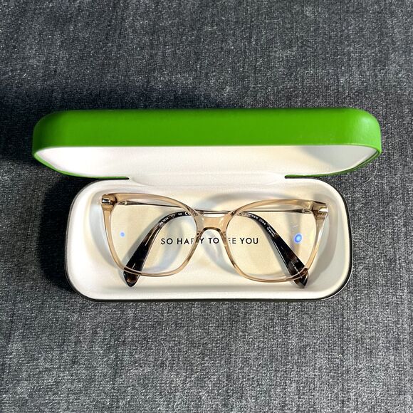 kate spade Accessories - Kate Spade KS TEYA Eyeglasses 02T3 CRYSBEIGE Female Cat Eye frame